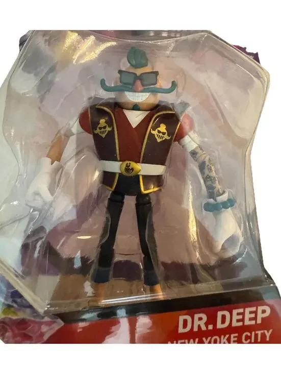 Netflix Sonic Prime Dr. Deep New York City Action Figure 2023 NEW Box Damage