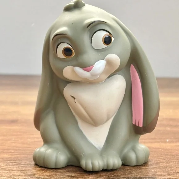 Disney Junior Sofia the First CLOVER Gray Bunny Rabbit Toy Figure Bath Topper