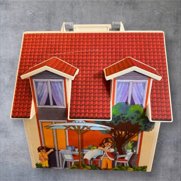 Playmobil 2005 Geobra‎ Take Along Modern Doll House Without Contents