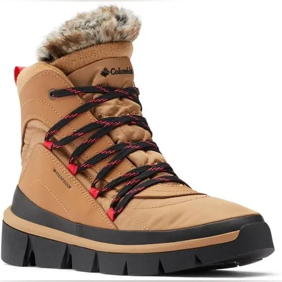 Columbia Women's Keetley Shorty Snow Boot NEW Size 11 Elk/Black