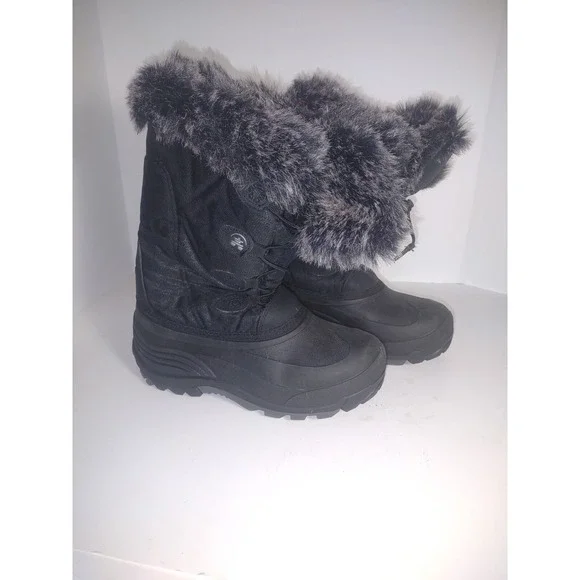 Kamik Momentum Women's Winter Boots Rubber, Black Size 6