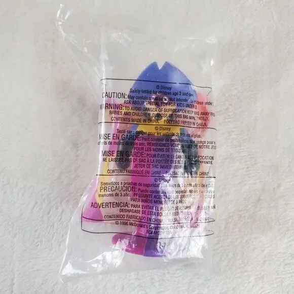 1996 McDonald's Happt Meal Toy Hunchback of Notre Dame Clopin Drum Toy