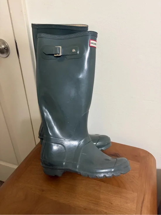 Hunter Dark Green Rubber Boots