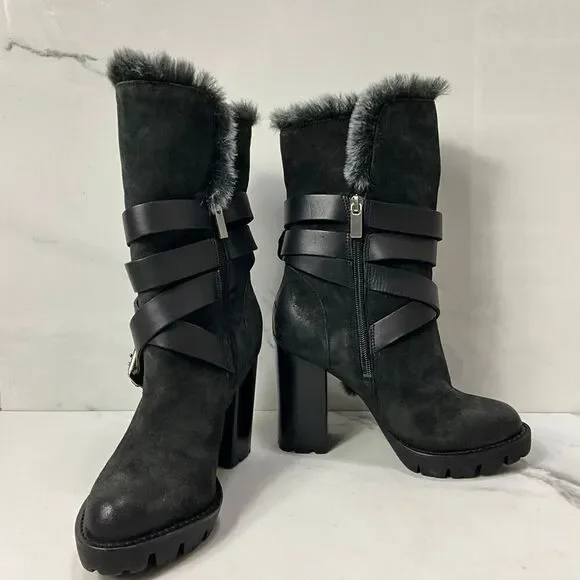 CHARLES DAVID Heel Winter Boots