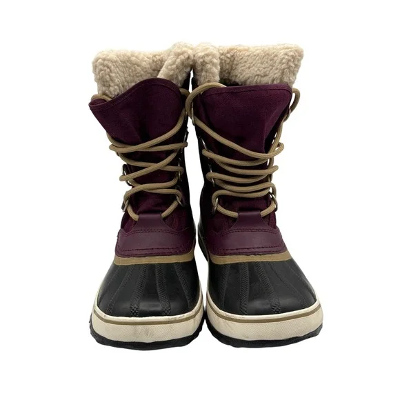 Sorel Winter Carnival Snow Boots Womens 6.5 Excellent Waterproof Insulated