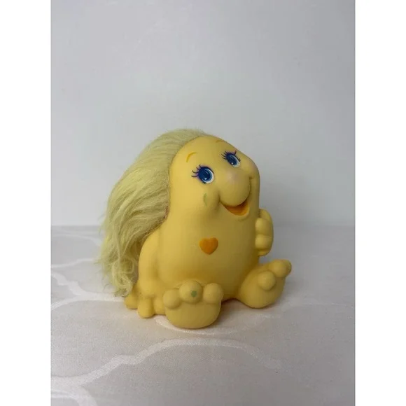 VTG Playskool Snugglebumms Warmly Cutely Yellow  80s Toy Giggles Tested Works
