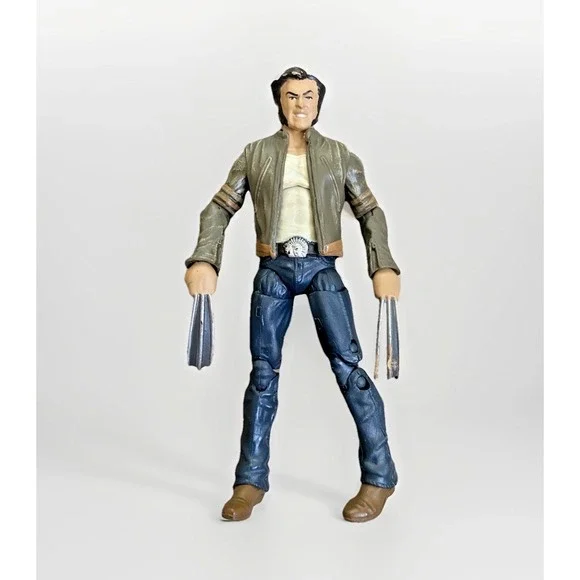Marvel Universe X-Men Origins Wolverine Tan Biker Jacket Logan‎ 3.75