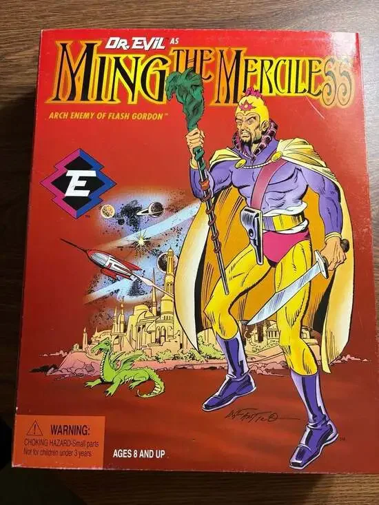 1998 Playing Mantis Captain Action Dr. Evil as Ming the Merciless 12