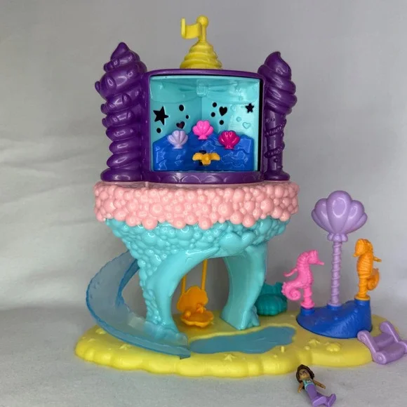 Polly Pocket‎ Rainbow Funland Mermaid Cove with Doll