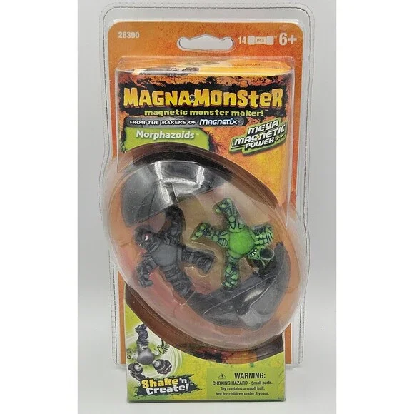 2006 Mega Bloks MagNext Magna Monster Maker Morphazoids Playset (Model #28390)
