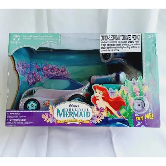 New Sealed 2006 Disney‎ Little Mermaid RC Infrared Remote Control Toy Car Ariel