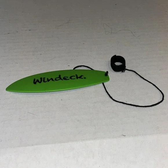 Windeck Mean‎ Green Finger Surfboard With Strap Wind Deck Techdeck C4