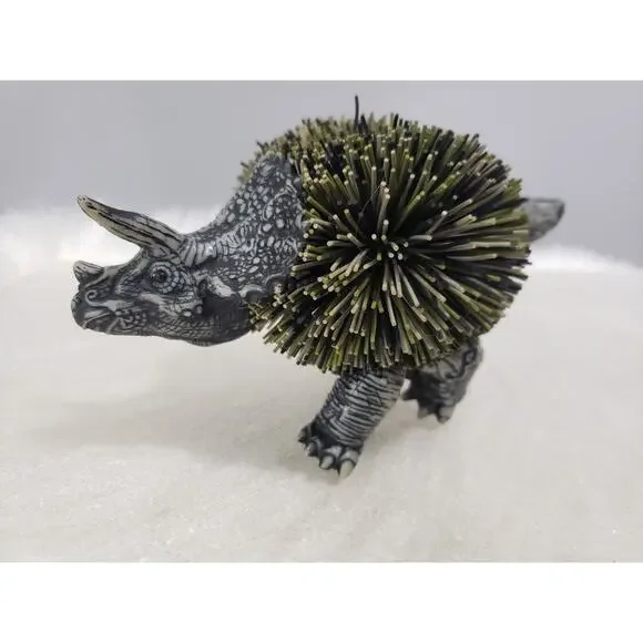 1996 Jurassic Park Lost World III Triceratops Koosh Ball Dinosaur JP Vintage Toy