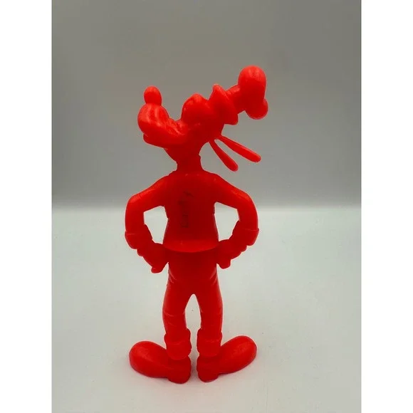 Vintage 1971 Marx Disney Goofy Plastic Figure Red 6 Inch Walt‎ Disney Prod USA
