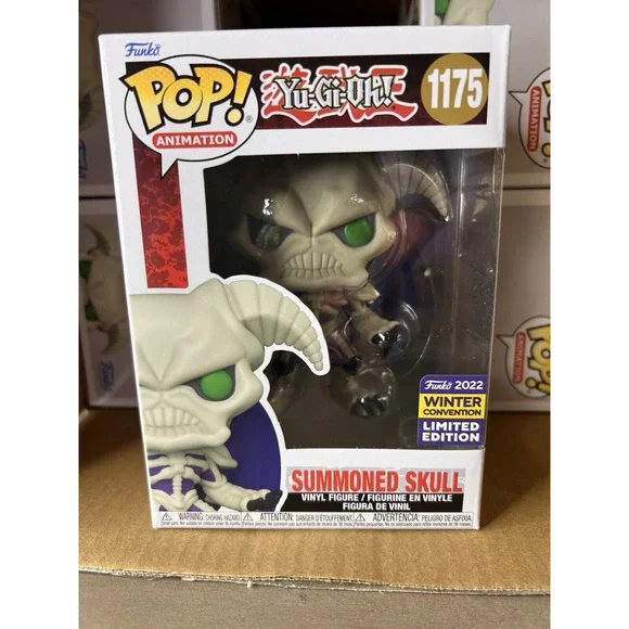 NIB Funko Pop! Yu-Gi-Oh! Summoned Skull #1175 (2022‎ Winter Convention) MINT