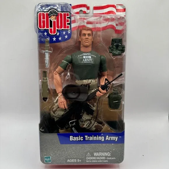 GI Joe Basic Training Army Action Figure‎ Hasbro 2001 New in Box