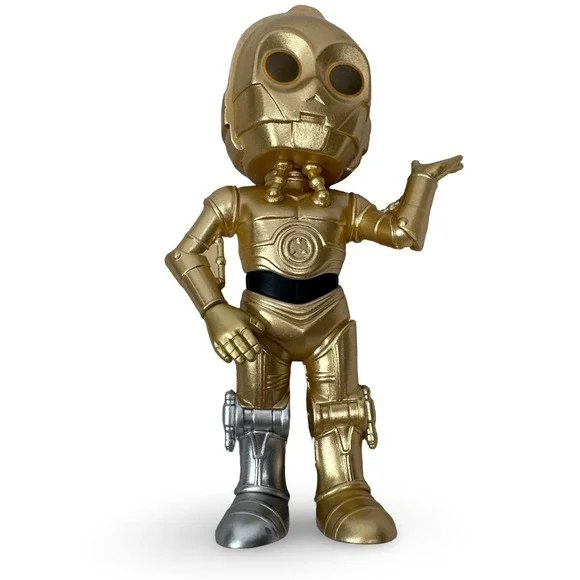 Pop Mart Star Wars C-3PO Gold Metallic Figure Silver Leg 4 Inch Vinyl Droid
