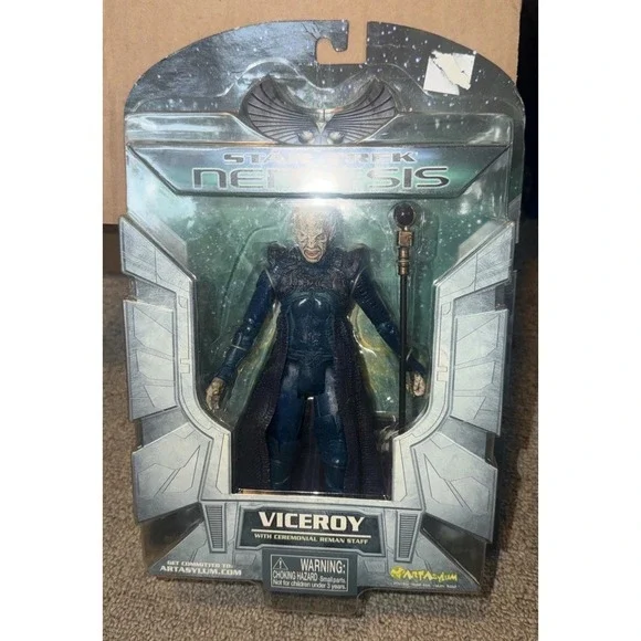 2002 Art Asylum Star Trek Nemesis Viceroy Reman Staff 7