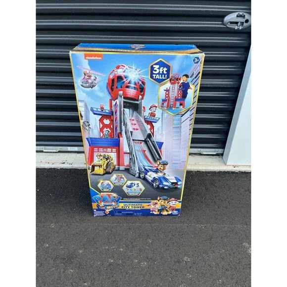 2021 Nickelodeon PAW Patrol The Movie Ultimate City Tower Playset 6 Pup Figures!