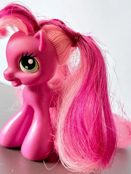 My Little Pony G3.5 Hasbro 2008 Cheerilee Pink Brushable Hair Figure 4