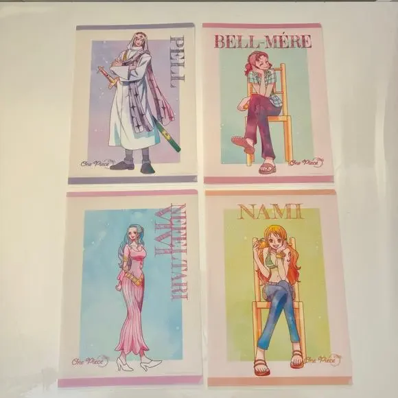 4 One Piece Emotional Stories‎ Ichiban Kuji Visual Art Sheet Clear File Poster
