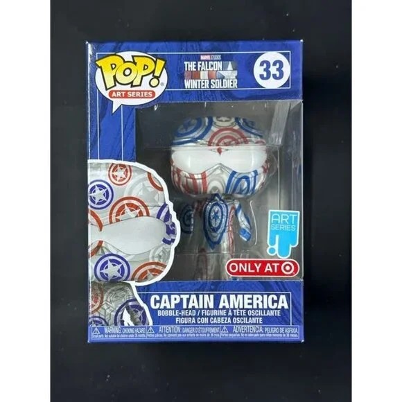 Funko Pop! Art Series Captain America #33 Target Exclusive Falcon Winter Soldier