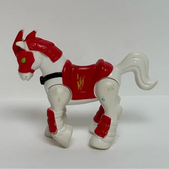Imaginext White Red Ninja Samurai Horse Figure Fisher Price 2011