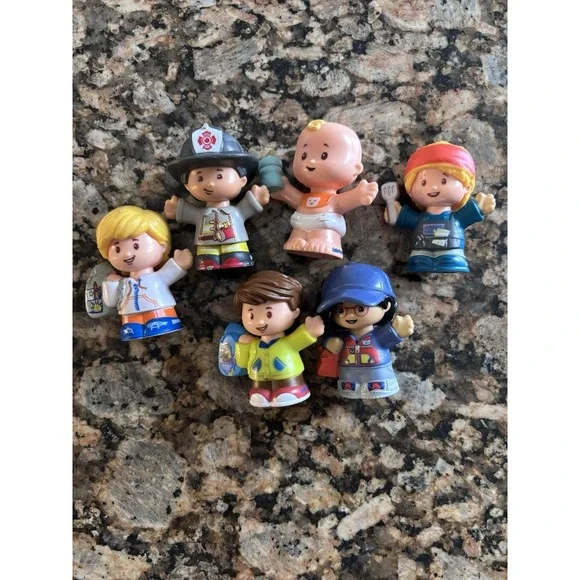 Fisher Price Little People Figures Random Figures Lot Of 6