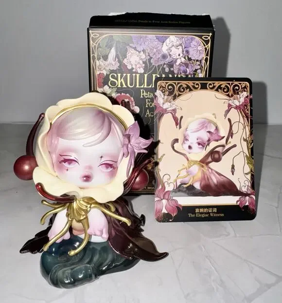 Pop Mart Skullpanda Petals in Four Acts Series Figure: The Elegiac Witness