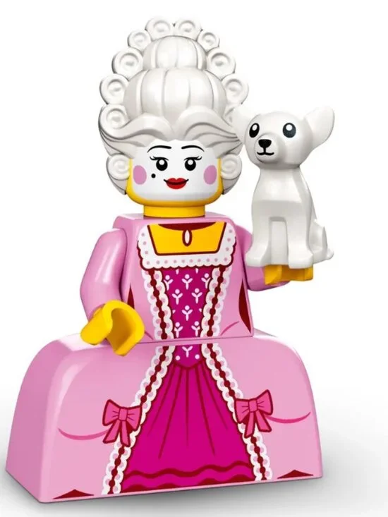 NEW - SEALED Lego Series 24 Minifigure 71037 Collectible Rococo Aristocrat Pink