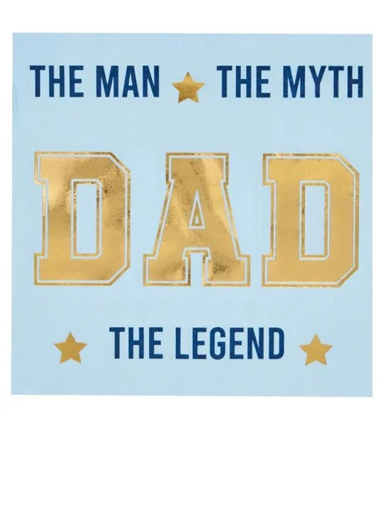 The Man The Myth Dad The Legend  Paper Beverage Napkins