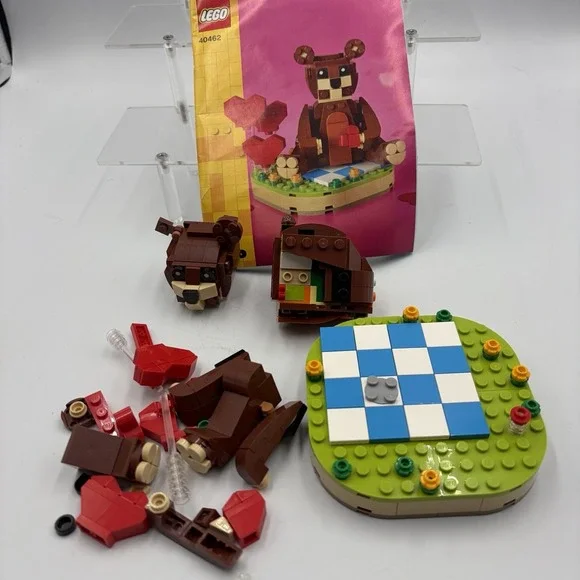 LEGO‎ 40462 Iconic Valentine's Brown Bear Building Toy Set Holiday Love Opened