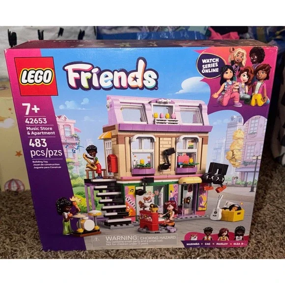 Lego Friends Music Store & Apartment Building Set (NWT) 42653