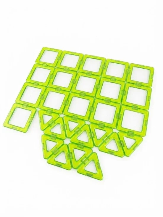 Authentic Magformers Magnetic Tile Set - Square & Triangle Shapes - STEM Toy
