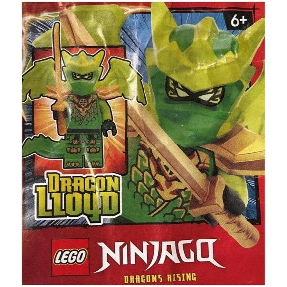 LEGO Ninjago Green Dragon Lloyd Paper Bag L0002201 (SEALED)