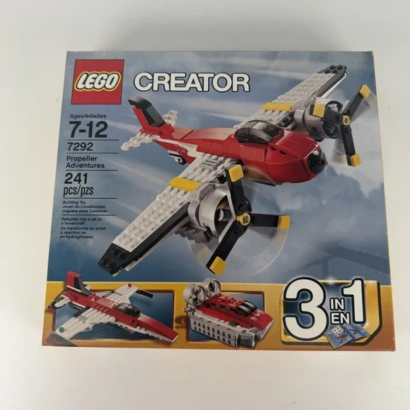 LEGO Creator Propeller Adventures 241 Piece Building Set‎ 7292- COMPLETE