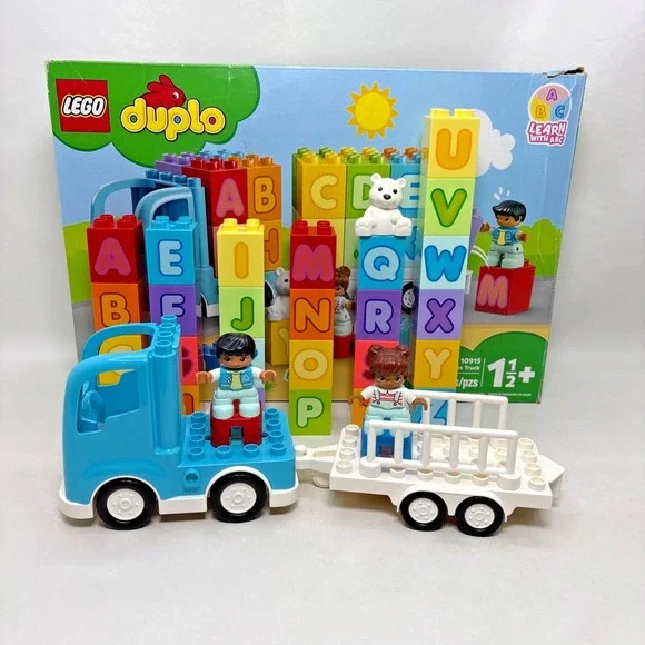 Lego DUPLO 10915 My First Alphabet Truck ABC Letters 36 pc Complete Set Retired