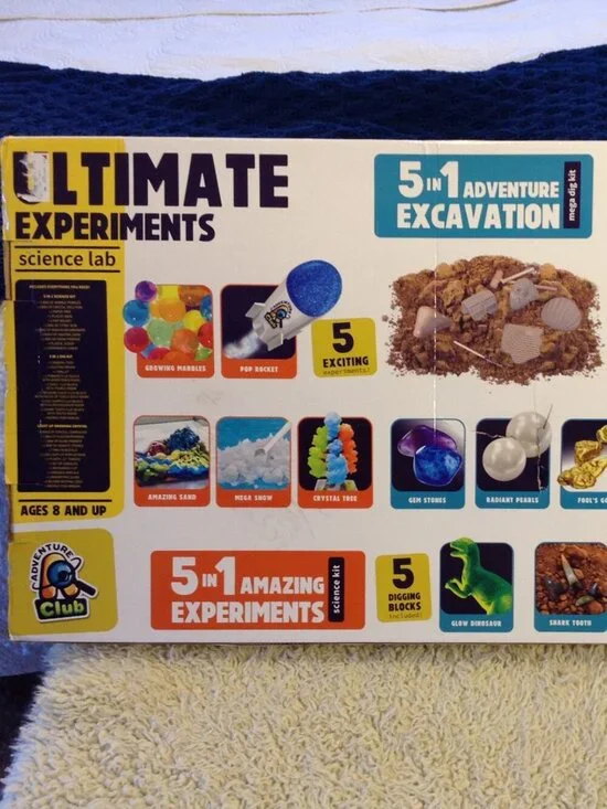 NIB Ultimate Experiments Stem Kit Educational Science Archeologist Treasures Fun