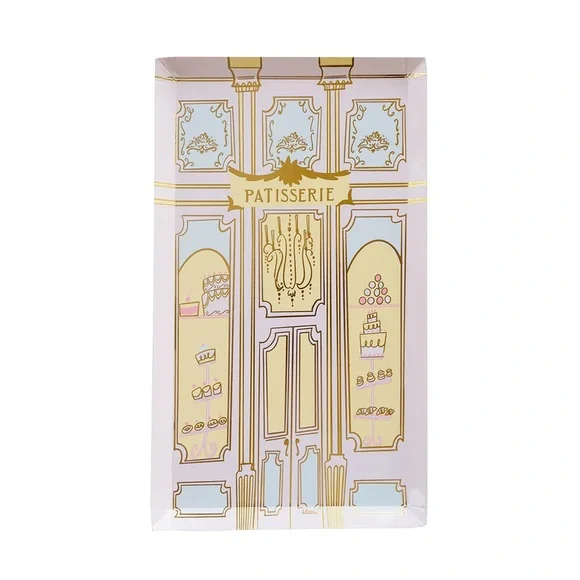 Elegant Patisserie Paper Plates