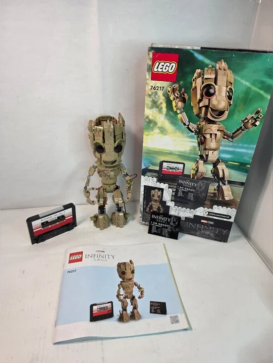 Lego Marvel Studios The Infinity Saga I am Groot model (set number 76217).