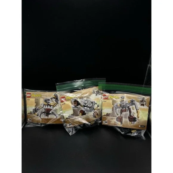 LEGO Mixels Series 7 Spikels Lot 41522 41523 41524 Complete w/ Instructions