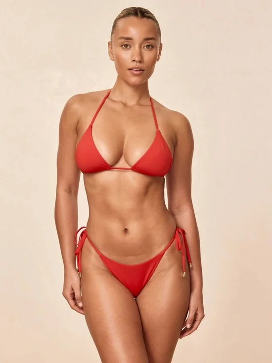 Monday Swimwear Papaya Palma Top & Tamarama Bottom
