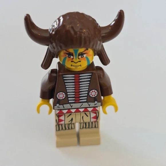 Lego Minifigure - Native American Indian Medicine Man Minifigure - Vintage