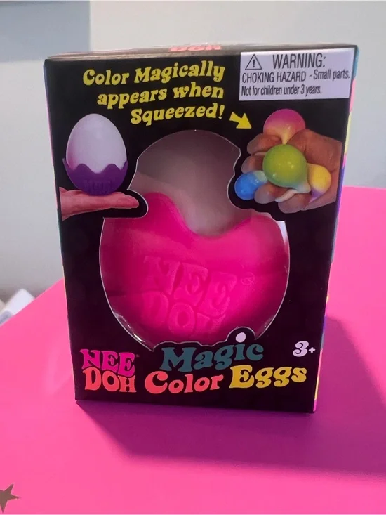 Magic Color Eggs - Pink Sensory Squeeze Toy