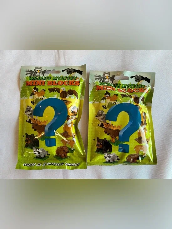 New Wildlife Mystery Mini Blocks Blind Bag - Set of 2