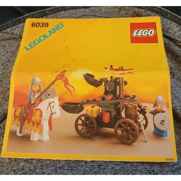 LEGO 6039 Twin Arm Launcher Catapults Vtg Instruction Original Manual Only