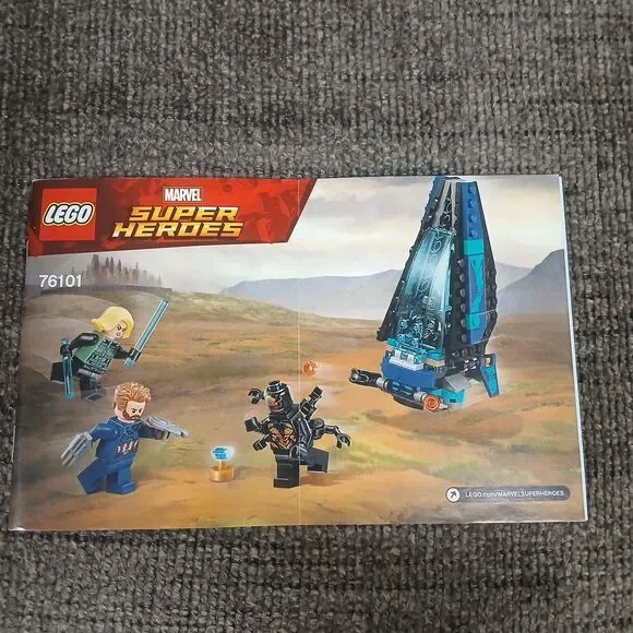 Lego Marvel Super Heroes 76101 Manual Only OUTRIDER DROPSHIP ATTACK