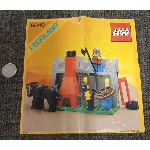 LEGO 6040 Manual Instructions Only Pirates Castaway’s Raft  LEGOS - rare retired