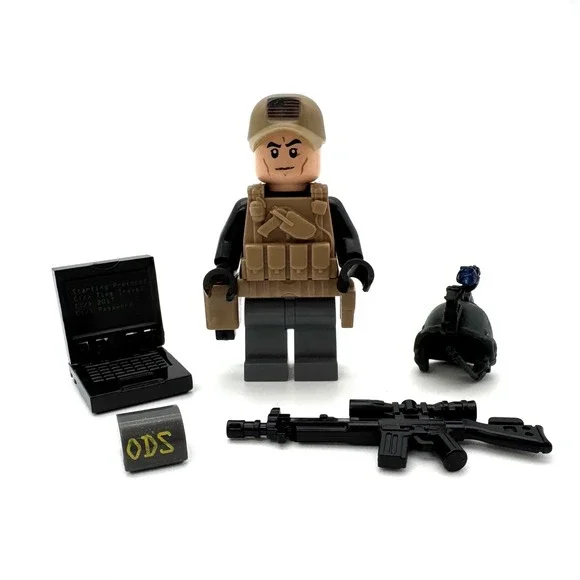 Battle Brick Custom Minifigure USA Special Forces Team Member Military Figure