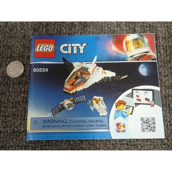 LEGO City 60224 Space Port Manual Only Satellite Service Mission
